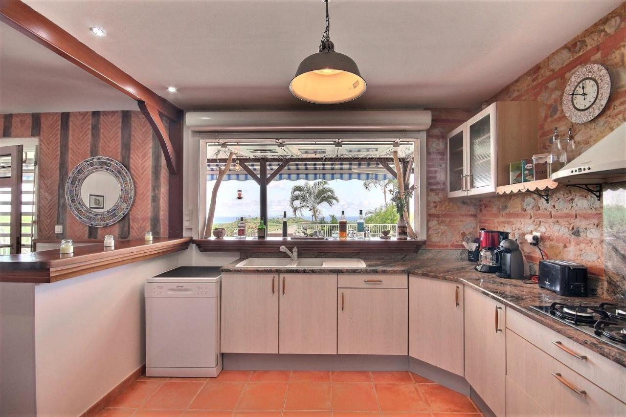 Villa Carib Turquoise : 4 Ch, Grande Piscine, Vue Sur Sainte-Lucie Riviere-Salee Exterior photo